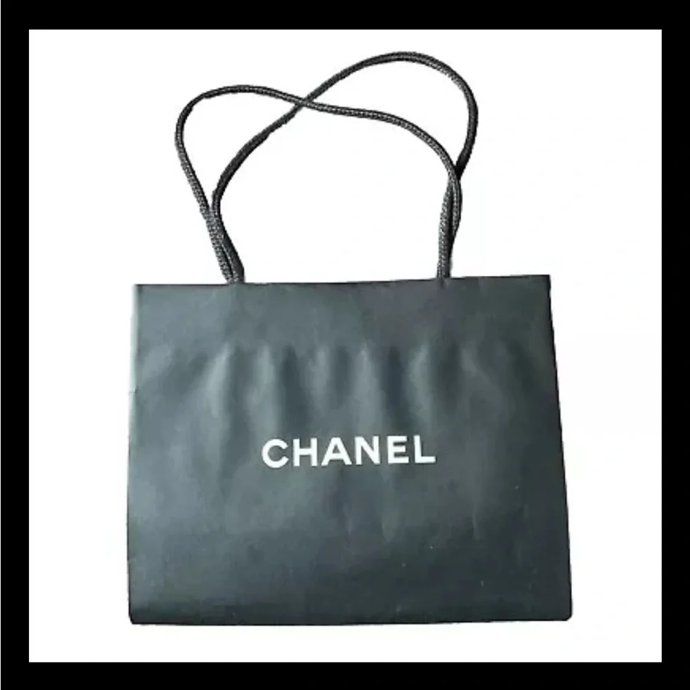 New Chanel paper bag tote shopping bag